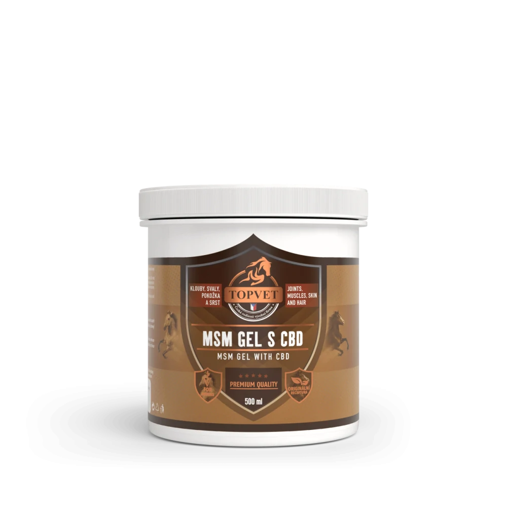 Topvet MSM gel s CBD