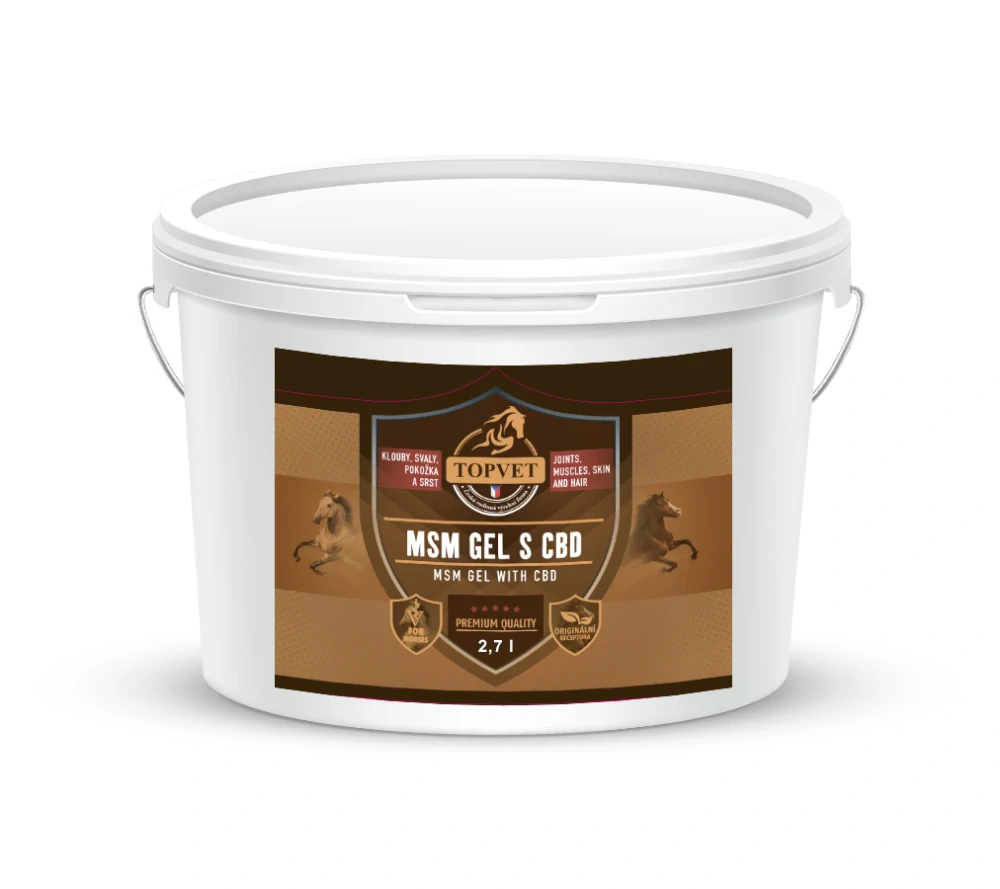 Topvet MSM gel s CBD